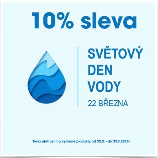 Voda je základem života a bez ní nemůžeme fungovat 🚰 Některé vody jsou ale i funkční a osvěžující. Využijte proto 10%...