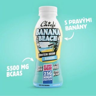 Vánoce s tou správnou dávkou energie! 🍌 Chiefs proteinový nápoj Banana Beach - poctivé banány, bez laktózy, 25g proteinu a...
